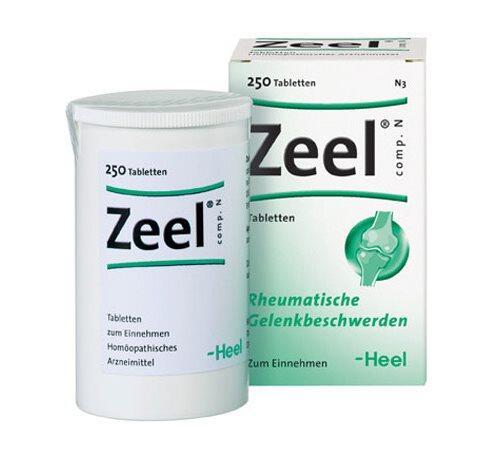 Heel Zeel Comp 250 kap - Homøopatisk medicin til skader
