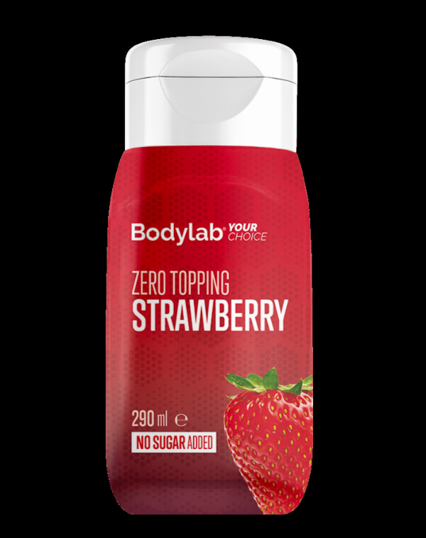 Bodylab Zero Topping 290 Ml - Jordbær Smag til Sport
