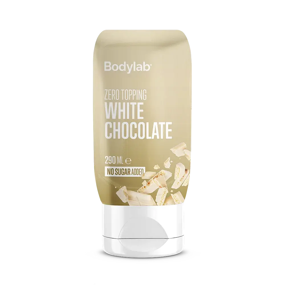 Bodylab Zero Topping Hvid Chokolade 290ml - Kalorielet Sirup