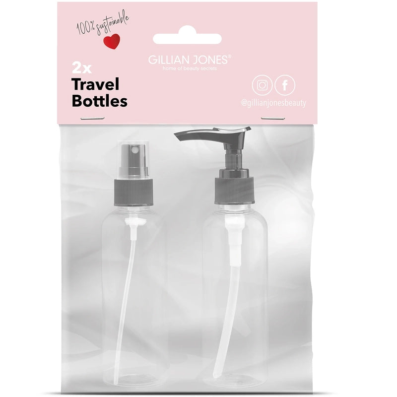 Gillian Jones 2 X 100 Ml Rejsestørrelser Pumpe Og Spray