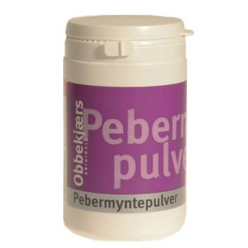 Obbekjærs Pebermyntepulver 170 Gram