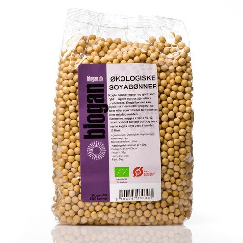 Soyabønner økologiske 1 Kg