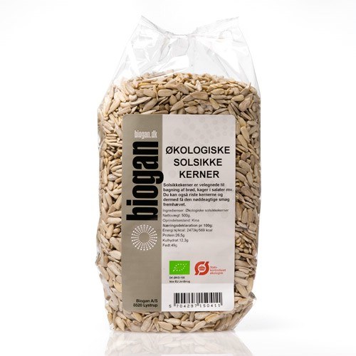 Solsikkekerner økologiske 500 Gram