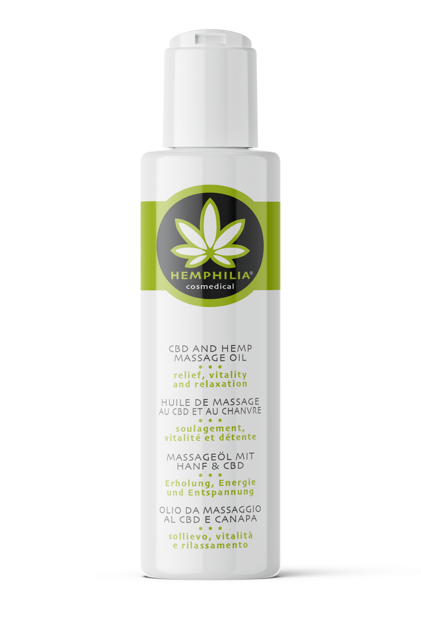 Hemphilia økologisk Cbd   Hemp Massage Oil   100 Ml