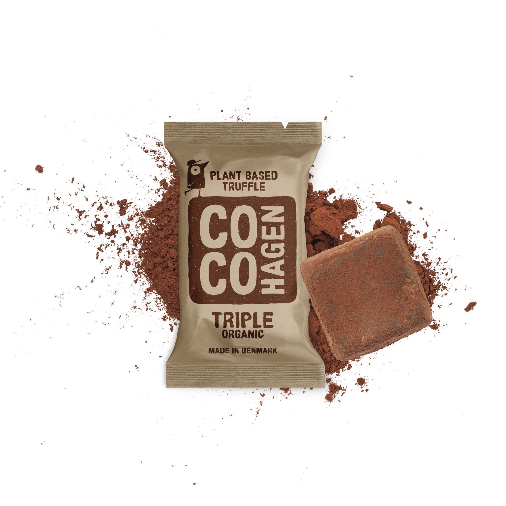 Cocohagen Triple 20 Gram Plantebaseret Kakaotrøffel   1 Stk