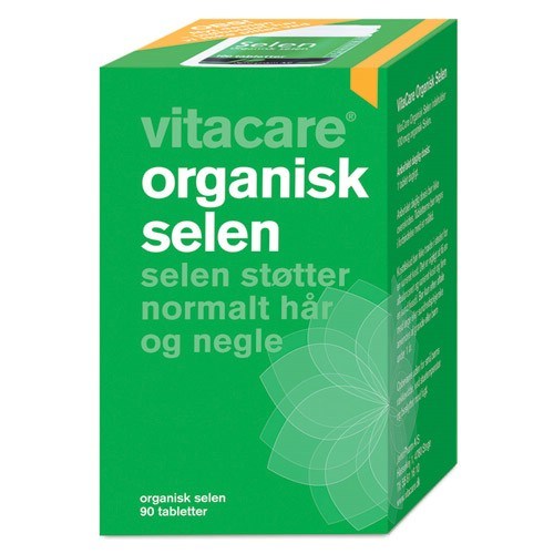 Vitacare Selen Organisk 90 Tabletter