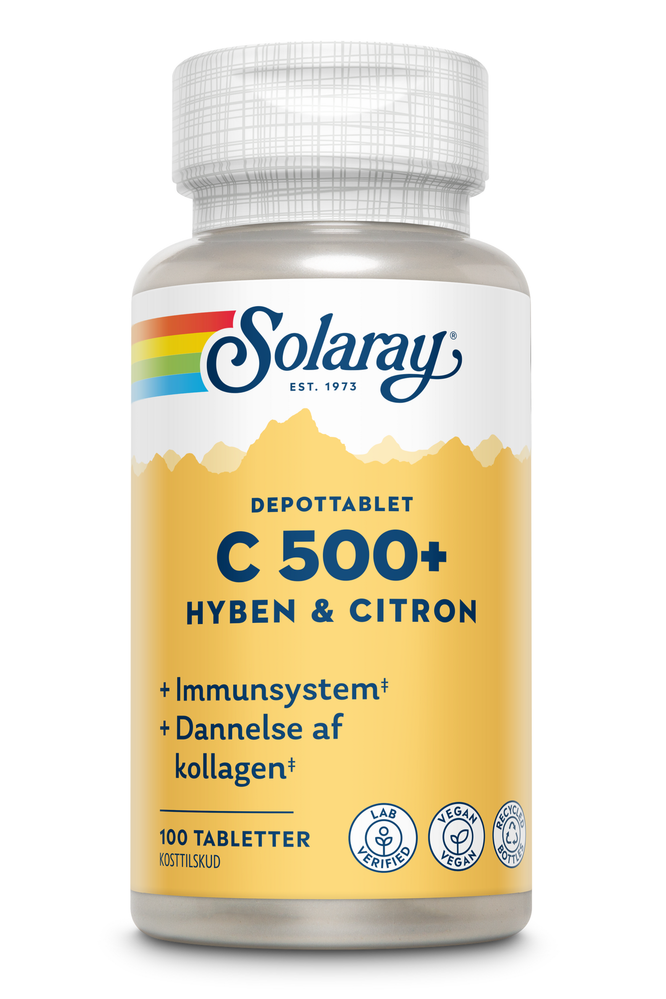 C Vitamin C500  Hyben  Citron Solaray   100 Tabletter