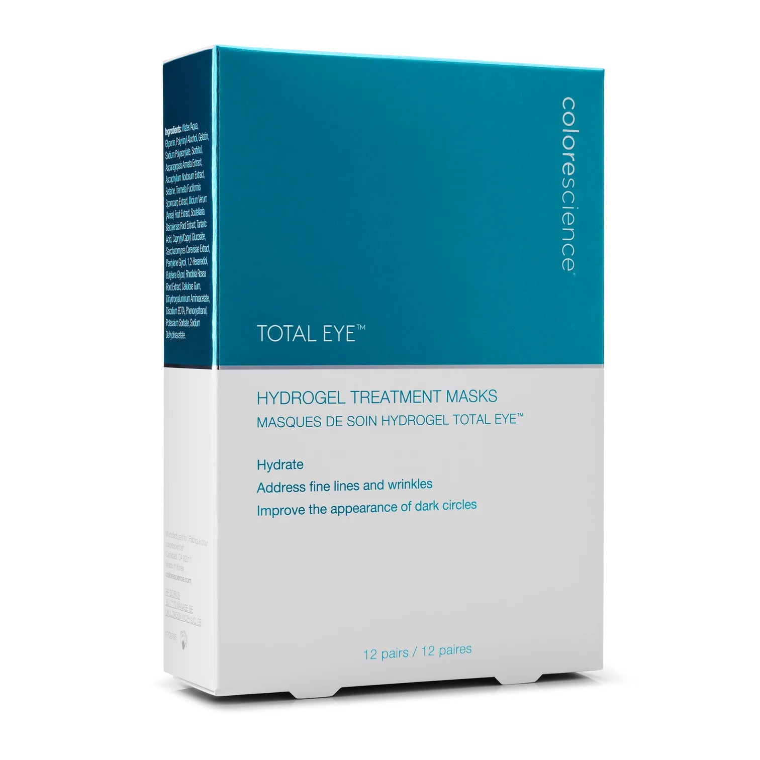 Colorescience Total Eye Hydrogel Treatment Masks 12pairs