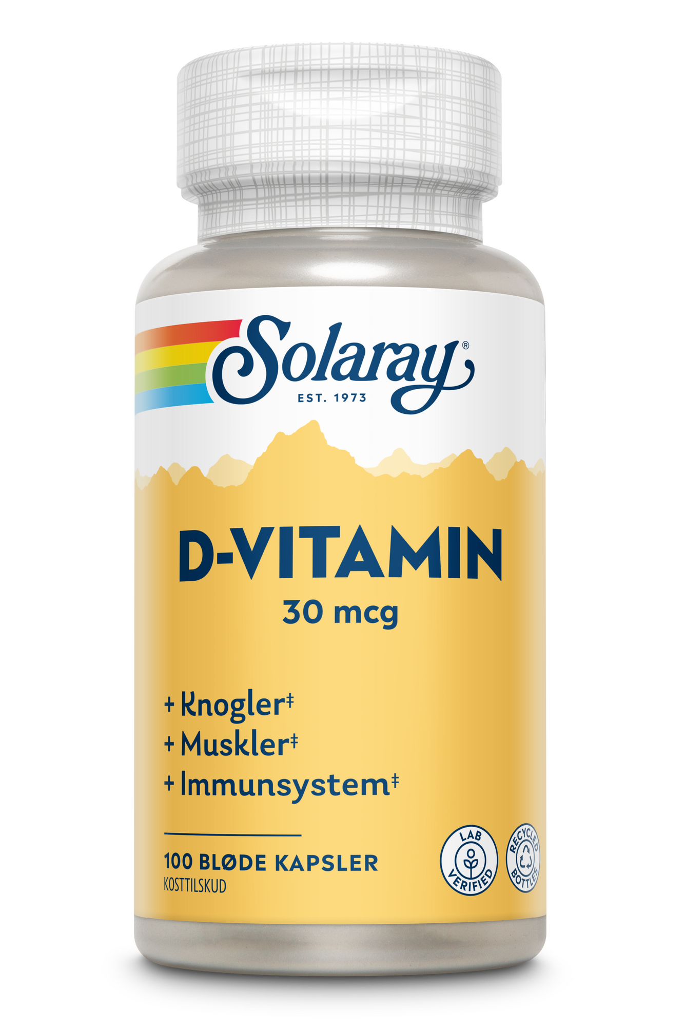D Vitamin 30 Mcg Solaray 100 Kapsler