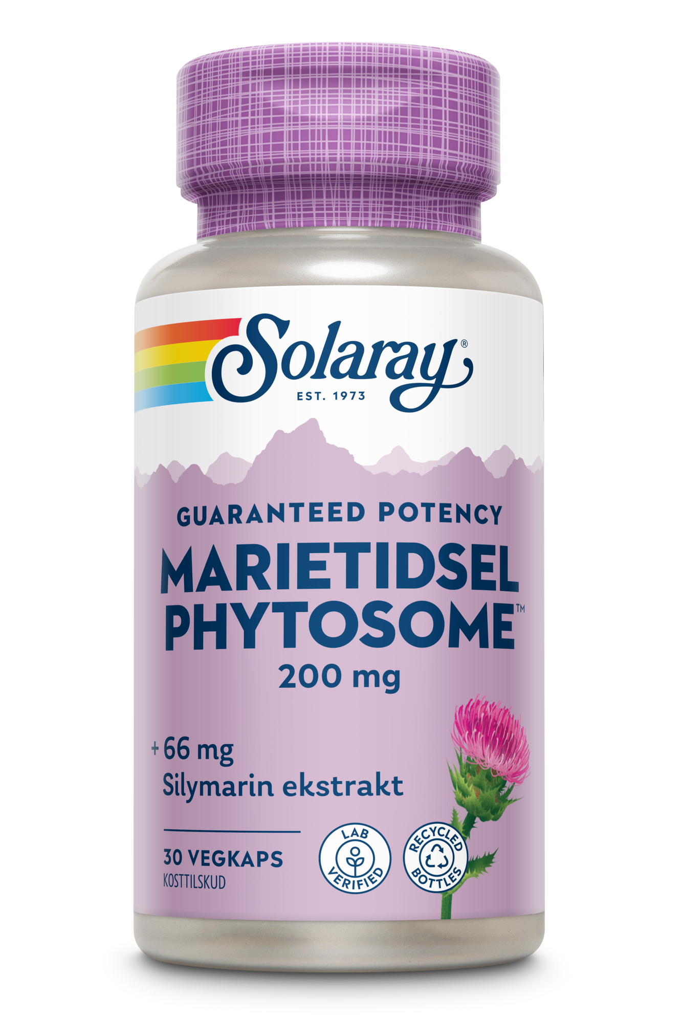 Solaray Marietidsel Phytosome 30 Kapsler