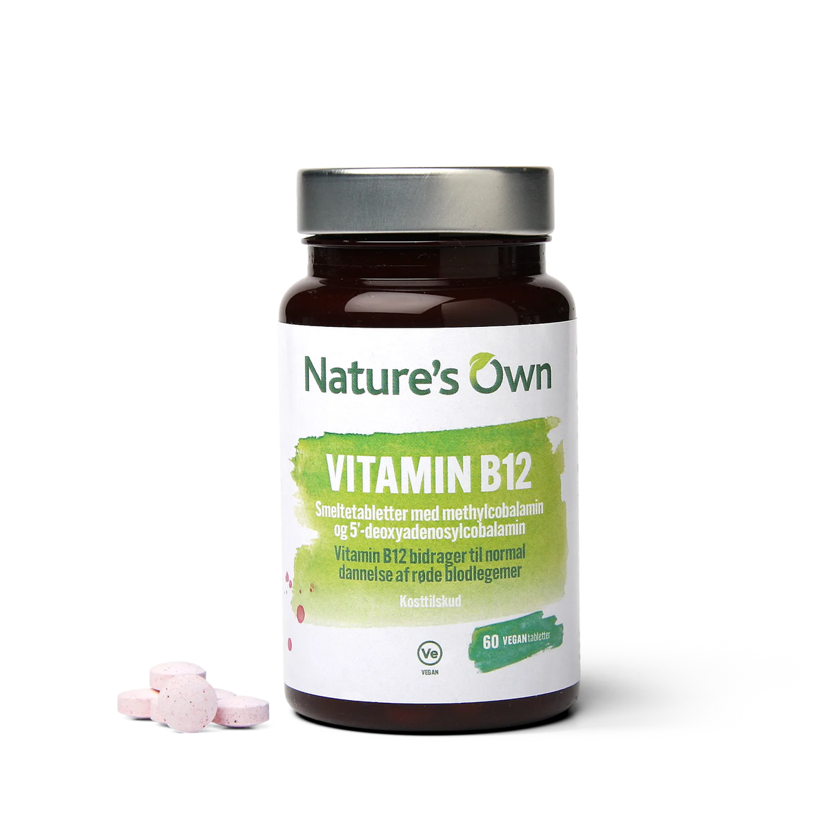 Vitamin B12 Vegan Smeltetablet   60 Tabletter