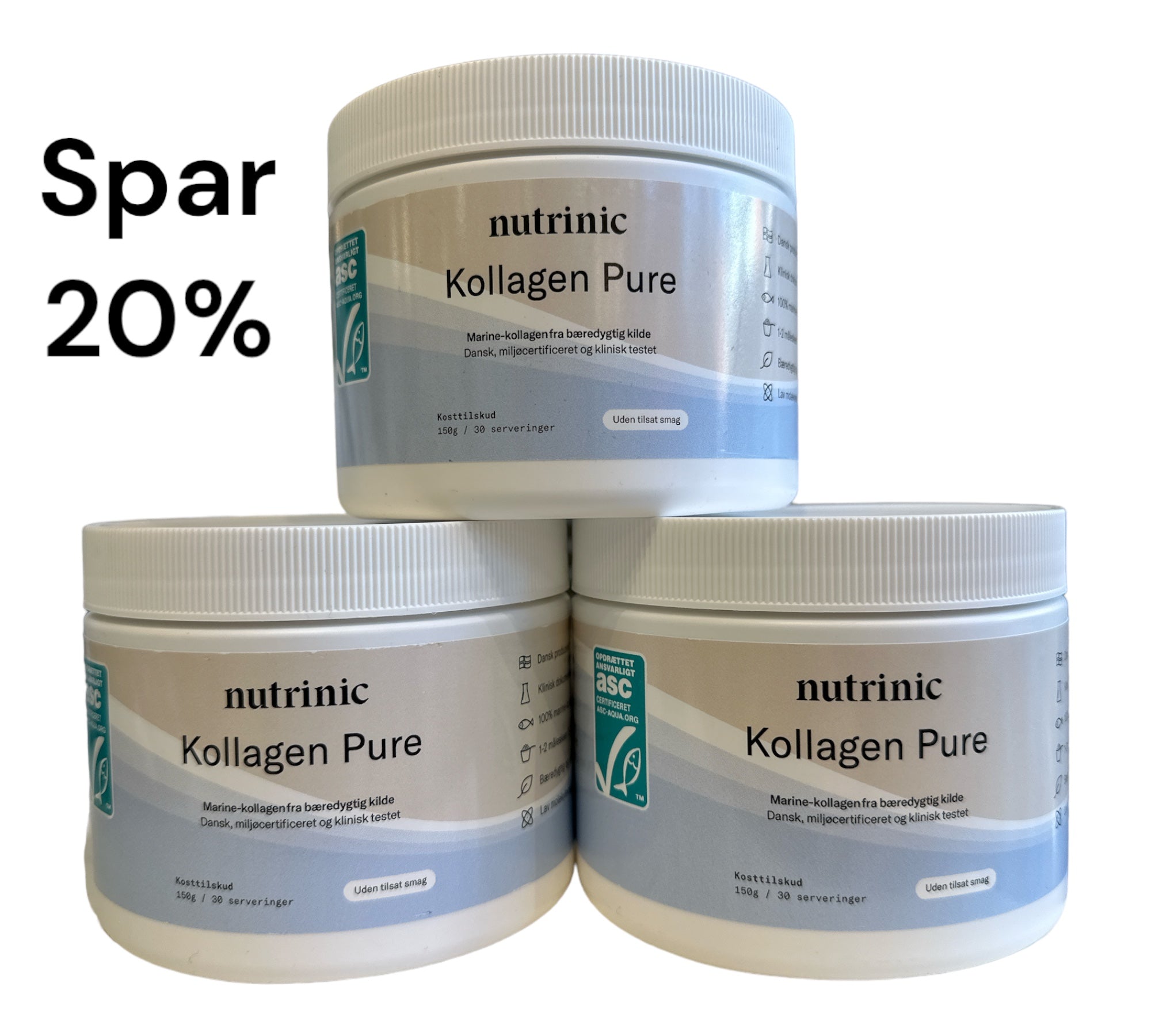 Nutrinic Kollagen 3 Mdr Spar 20