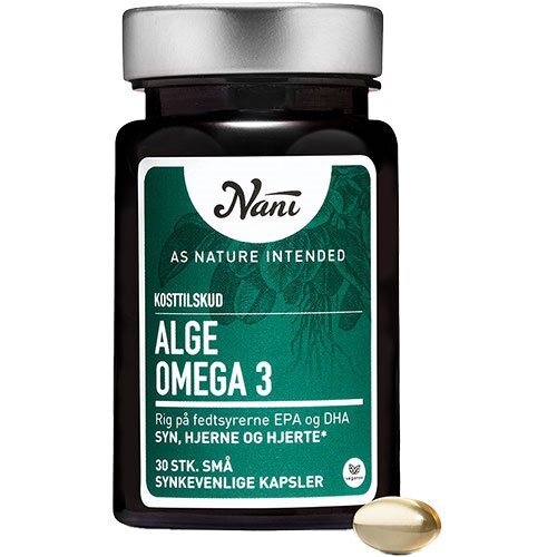 Nani Alge Omega 3   30 Kapsler