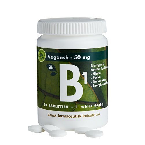 B1 50 Mg Vegansk 90 Tabletter