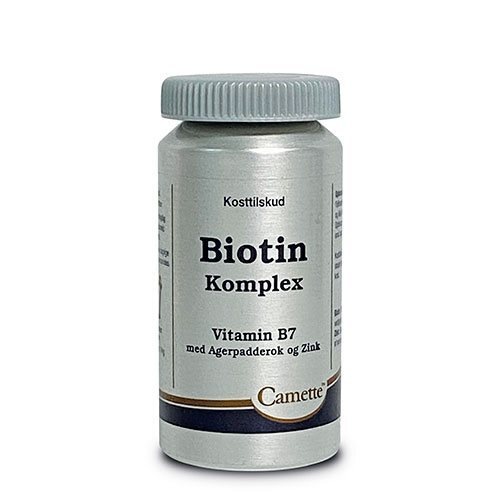 B7 Biotin Komplex Med Zink Og Agerpadderok 90 Tabletter