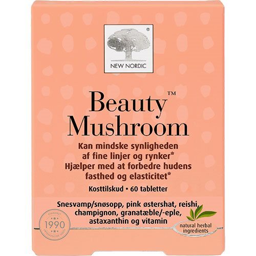 Beauty Mushroom   60 Tabletter