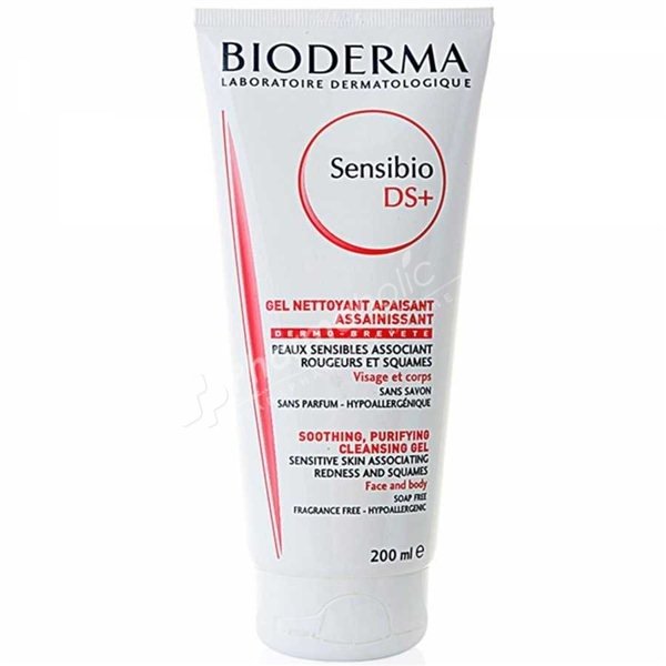 Bioderma Sensibio Ds Soothing Purifying Cleansing Gel 200 Ml