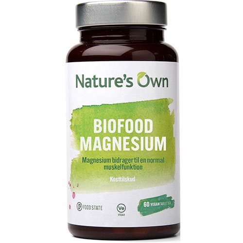 Natures Own Biofood Magnesium 60 Tabletter
