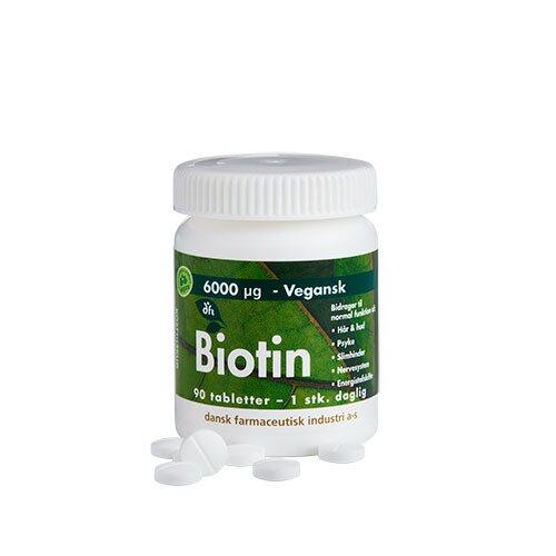 Biotin 6000 Mcg 90 Tabletter