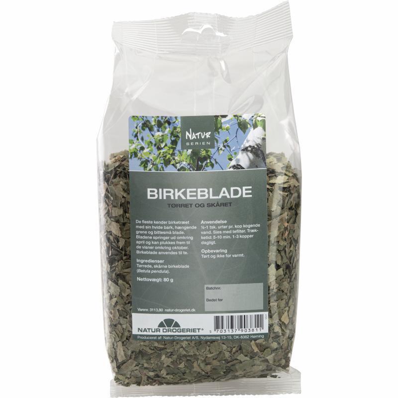 Tørrede Birkeblade   80 Gram