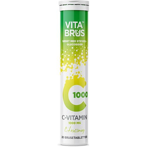 C Vitamin Brusetabletter Citrussmag 20 Tabletter