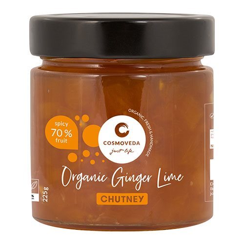 Chutney Ingefær Lime økologisk 225 Gram