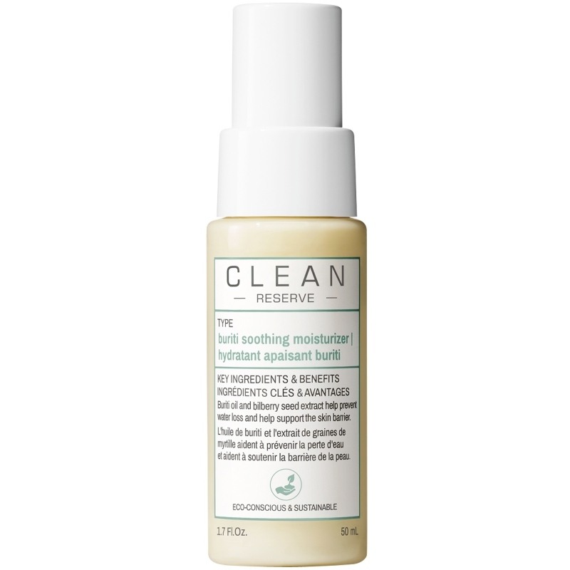 Clean Perfume Reserve Hair Body Buriti Soothing Face Moisturizer 50 Ml