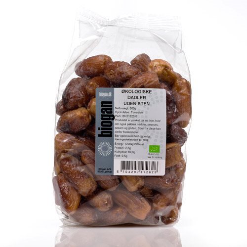 Dadler U Sten økologisk 500 Gram