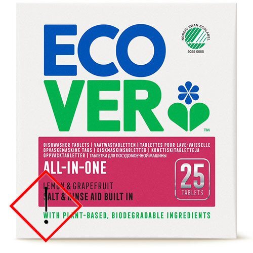 Ecover Opvasketabs All In One   25 Tabletter