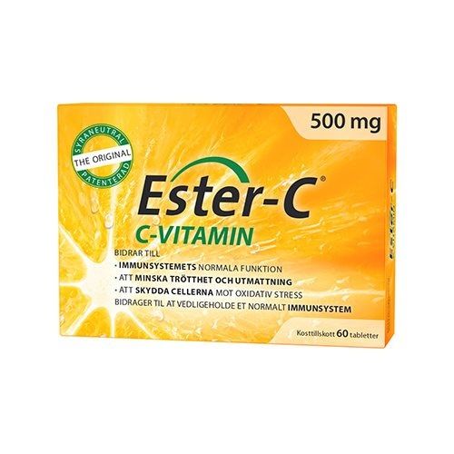Ester C C Vitamin 500 Mg 60 Tabletter