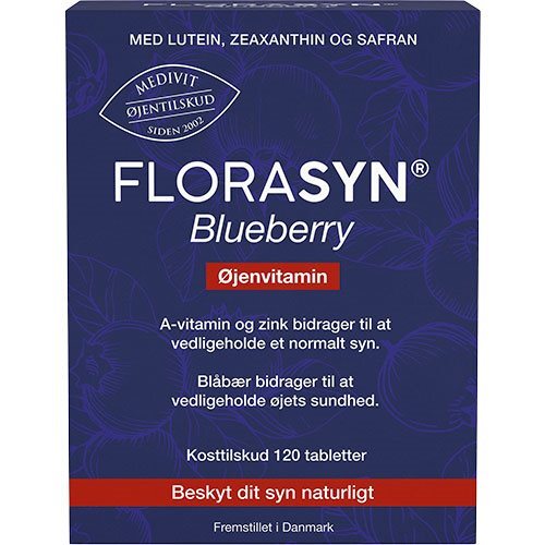 Florasyn Blueberry 120 Tabletter