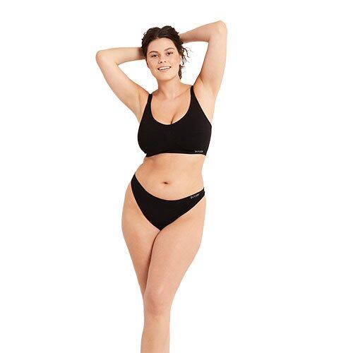 Boody Full Bust Wireless Bra Sort Str 2xl
