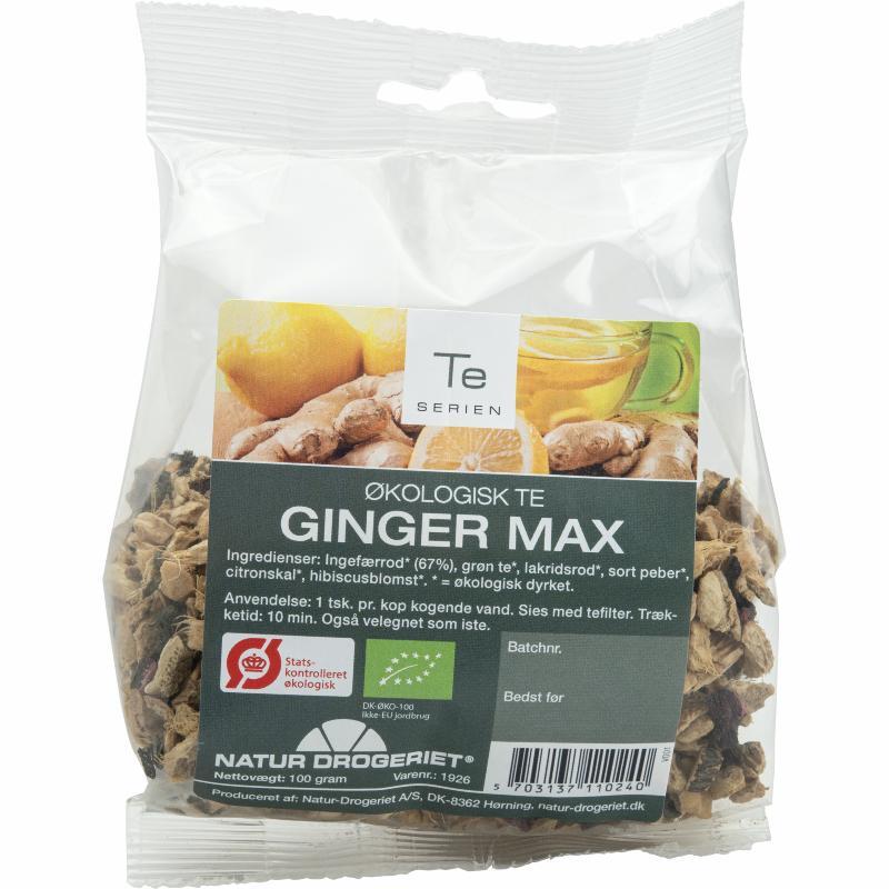 Ginger Max Te økologisk 100 Gram