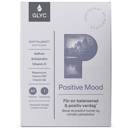Glyc Positive Mood   40 Tabletter