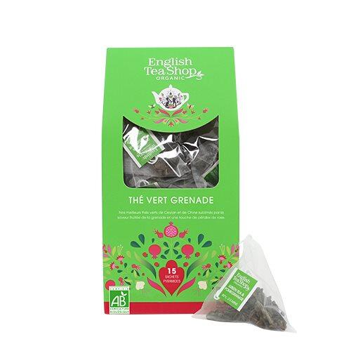 English Tea Shop Green Tea Pommegranate økologisk 15 Breve