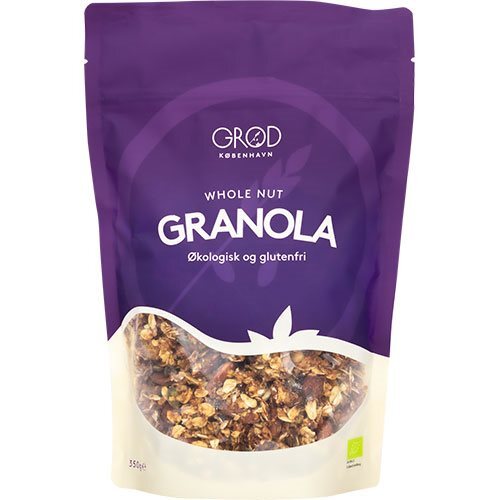 Grød Whole Nut Granola økologisk 350 Gram