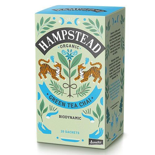 Hampstead Grøn Te Chai ø Demeter   20 Breve