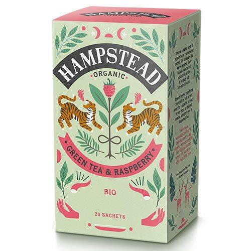 Hampstead Grøn Te   Hindbær økologisk   20 Breve