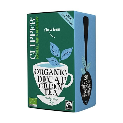 Grøn Te Koffeinfri ø Clipper   20 Breve