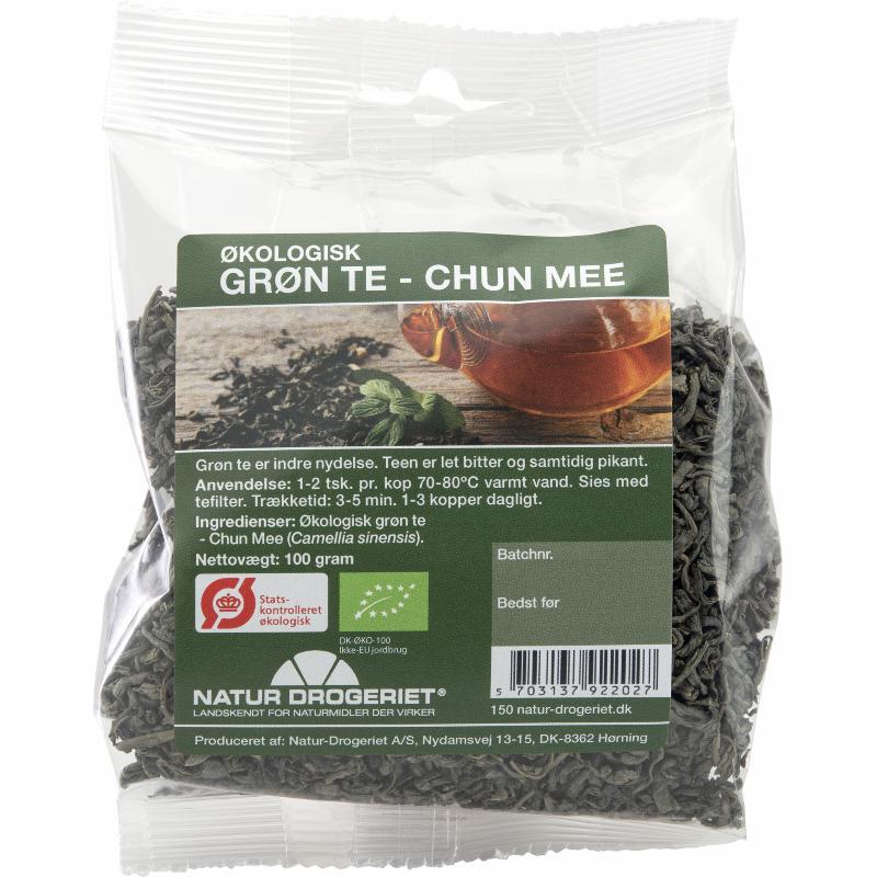 Grøn Te Chun Mee økologisk 100 Gram
