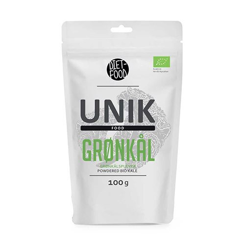 Grønkålspulver økologisk 100 Gram