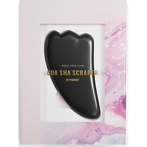 Gua Sha Sten Black Obsidian 1 Stk