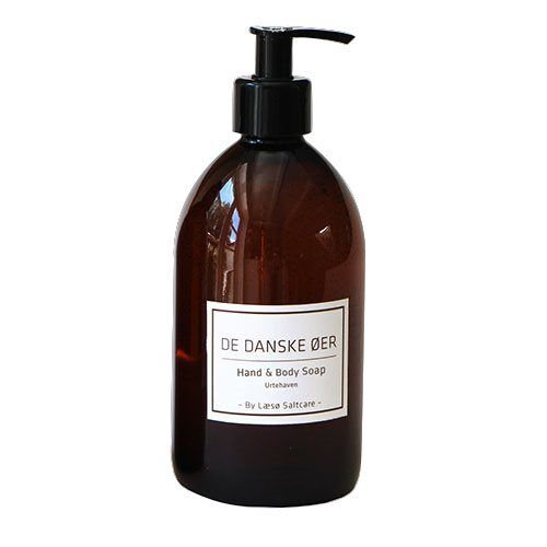 Læsø Hand   Body Soap Urtehaven  De Danske øer   500 Ml