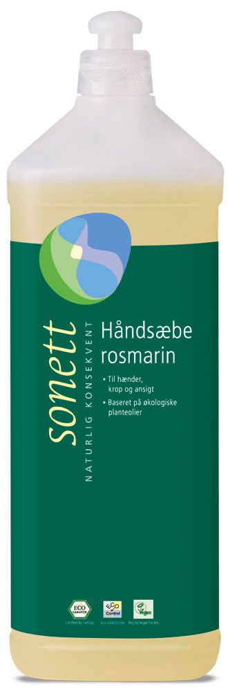 Sonett Håndsæbe Rosmarin 1 Ltr