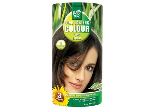 Henna Plus Long Lasting Colour System 5 Hårfarve Light Brown