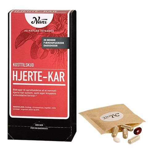 Hjerte Kar Helsepakke Nani   30 Breve