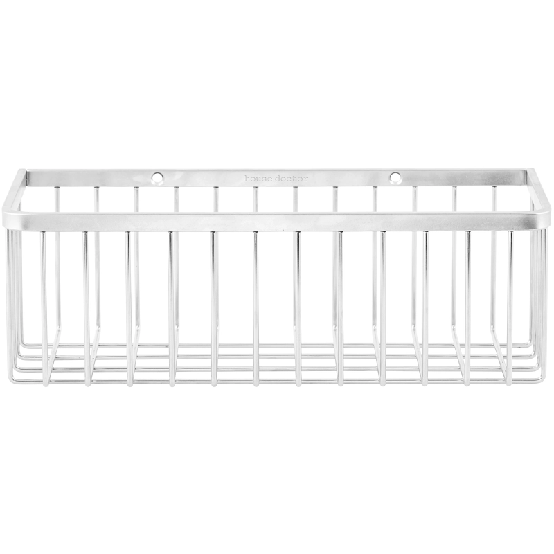 House Doctor Bath Basket Silver