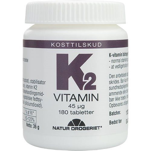 K2 Vitamin 180 Tabletter