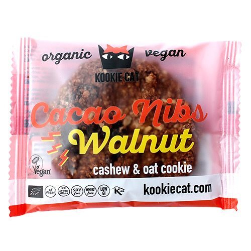 Kookie Cat Cacao Nibs Walnut økologisk 50 Gram