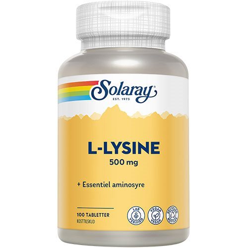 Solaray L Lysine 100 Tabletter